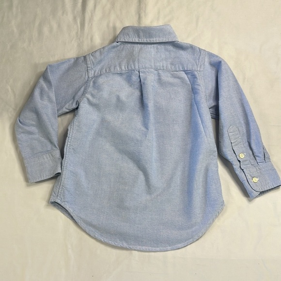 Ralph Lauren - Button down Oxford shirt with tricoloured embroidered pony - Picture 2 of 5